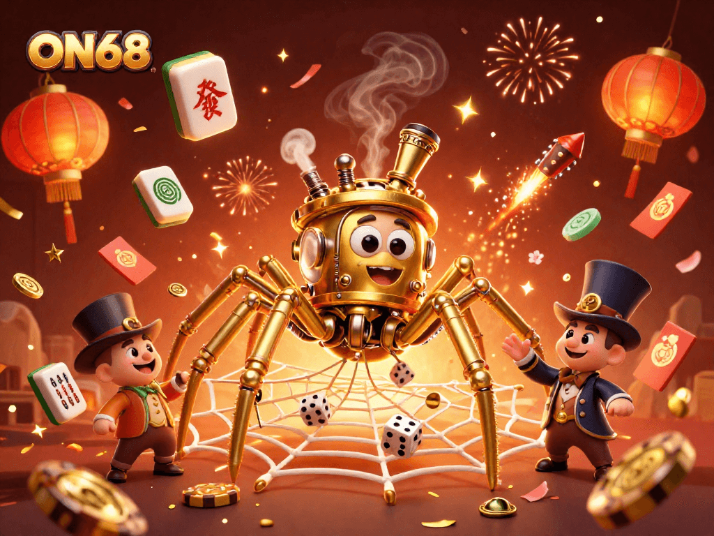 Spin the reels at ON68 and catch big winnings with vibrant casino elements!
