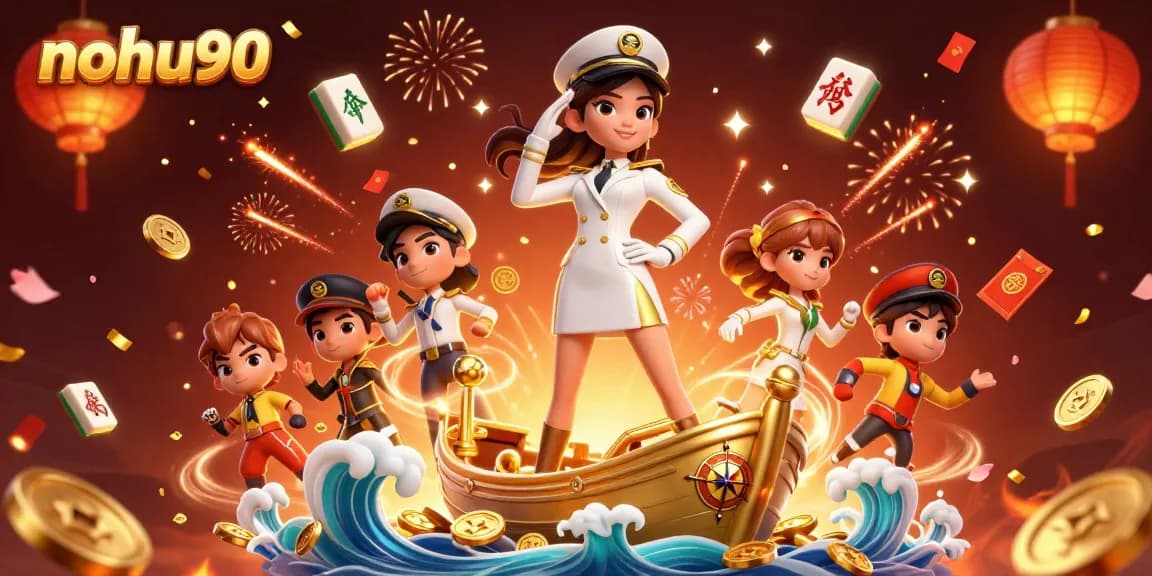 Engage with nohu90 in an exciting gaming adventure surrounded by vibrant casino elements.