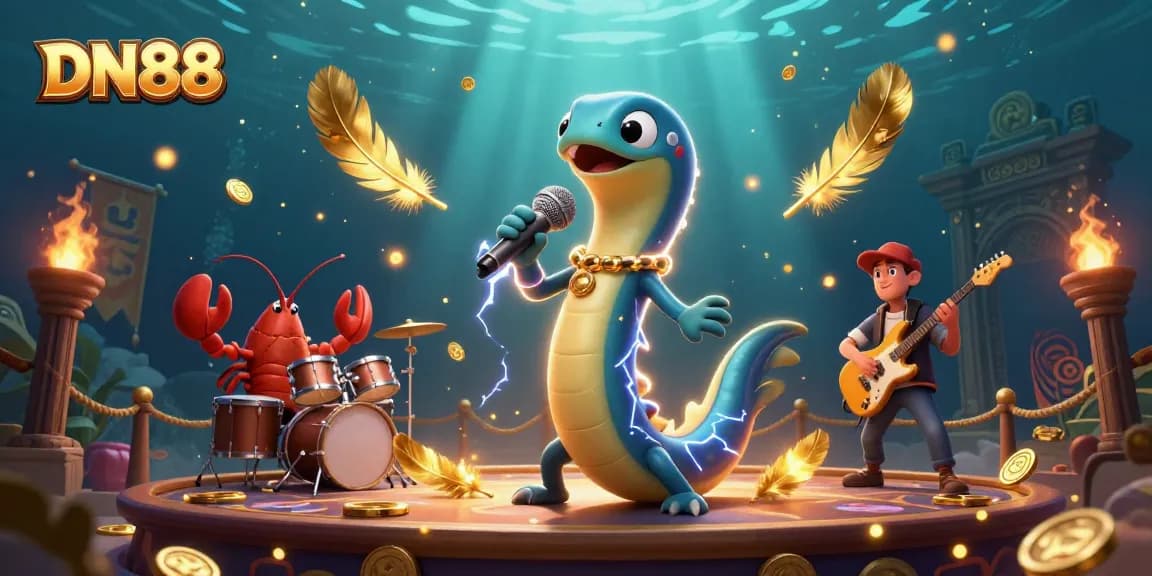 Experience thrilling gameplay at DN88 with vibrant underwater casino action and engaging characters.