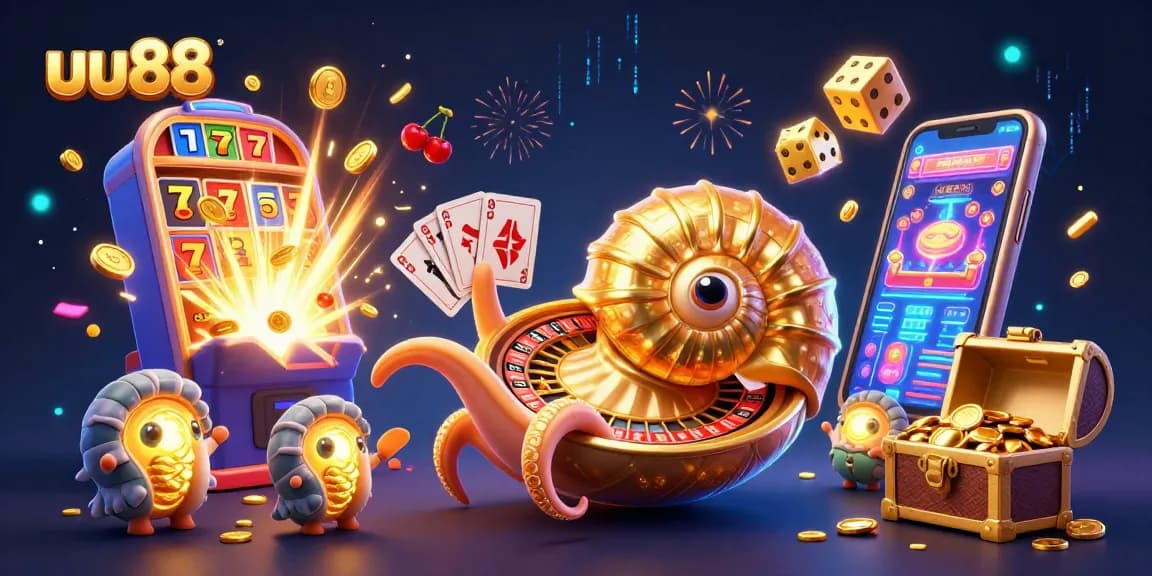 Engage in thrilling gameplay at uu88 with a vibrant casino scene featuring dynamic gaming elements.