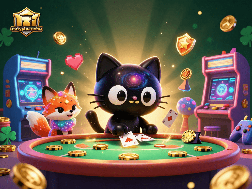 Win big with cotyphu-nohu in this strategic cosmic casino illustration!
