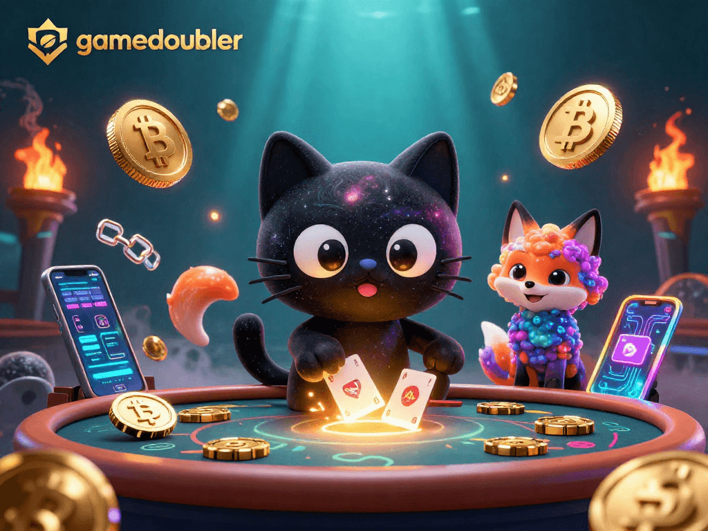 Experience thrilling gameplay with gamedoubler's captivating cosmic casino table featuring unique characters.