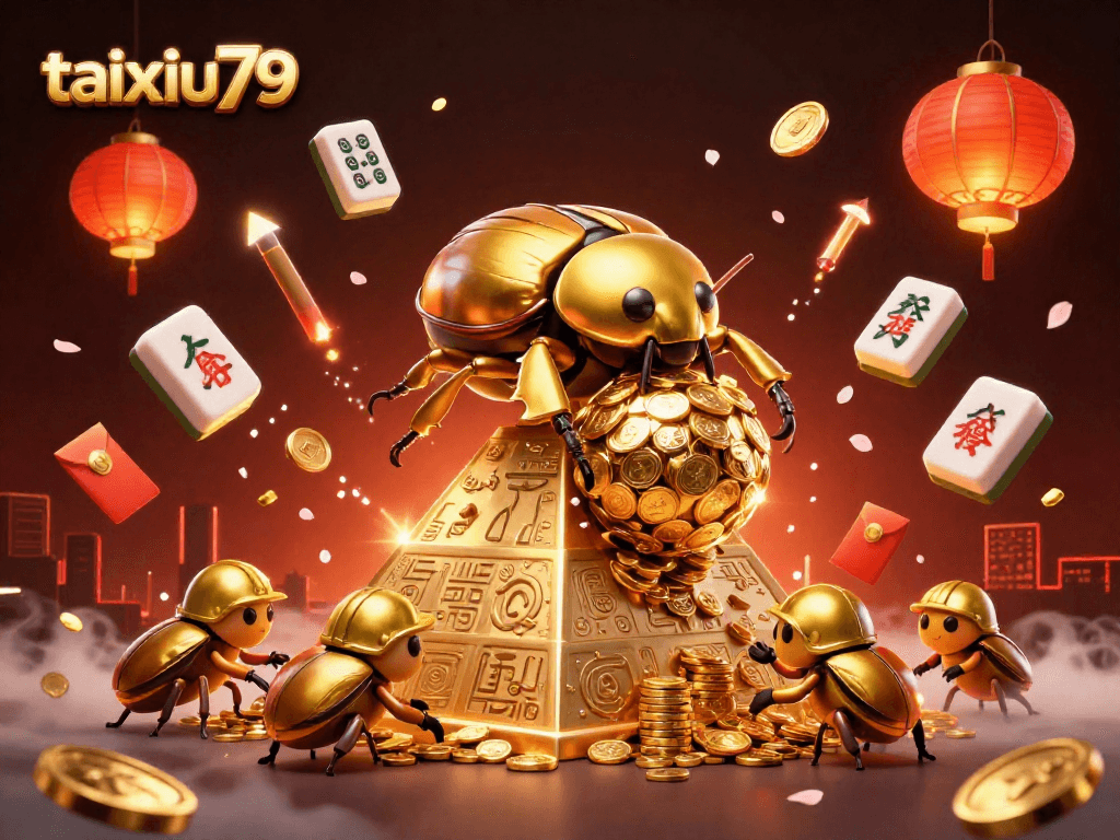 Engage in thrilling gameplay with taixiu79's exciting features, including lucky symbols and golden coins.