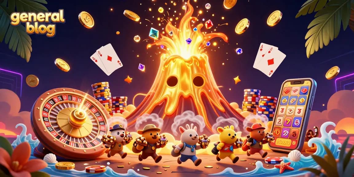 Explore winning strategies on the general blog with an engaging casino-themed illustration.