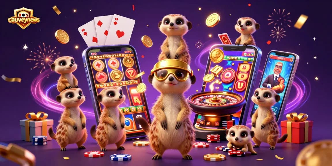 Experience excitement at the cauverynews casino with meerkats, lively games, and golden winnings.