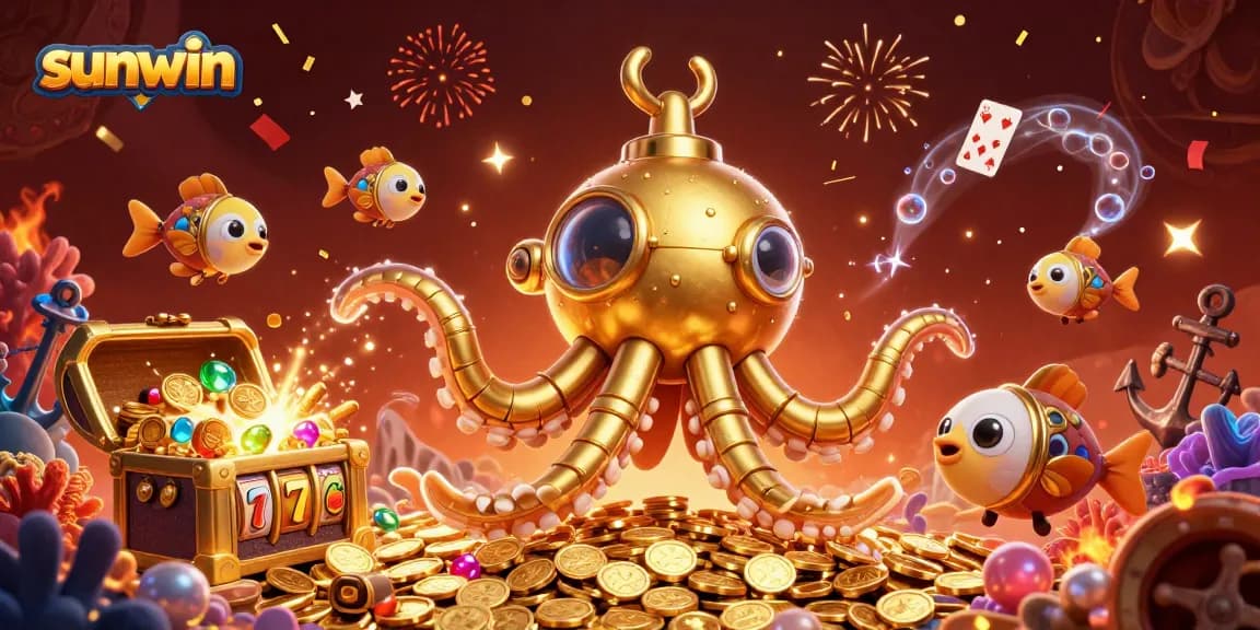 Engage with sunwin's thrilling slots amid a captivating underwater treasure world.