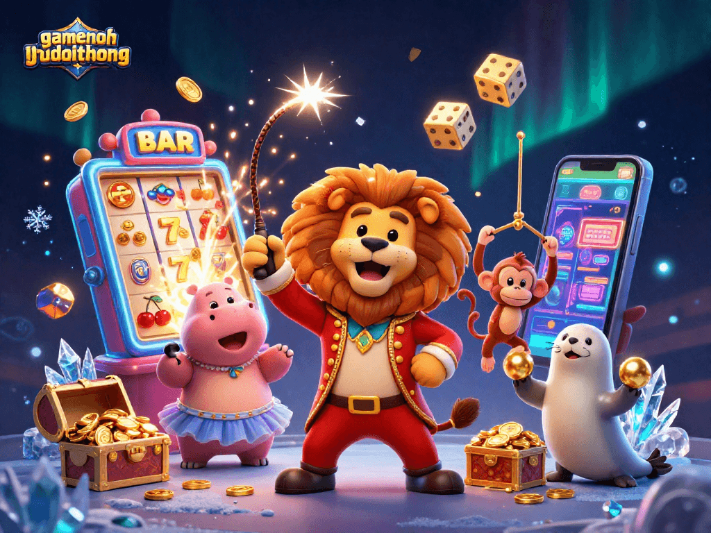 Experience the thrilling world of gamenohudoithuong with vibrant characters and jackpot excitement.