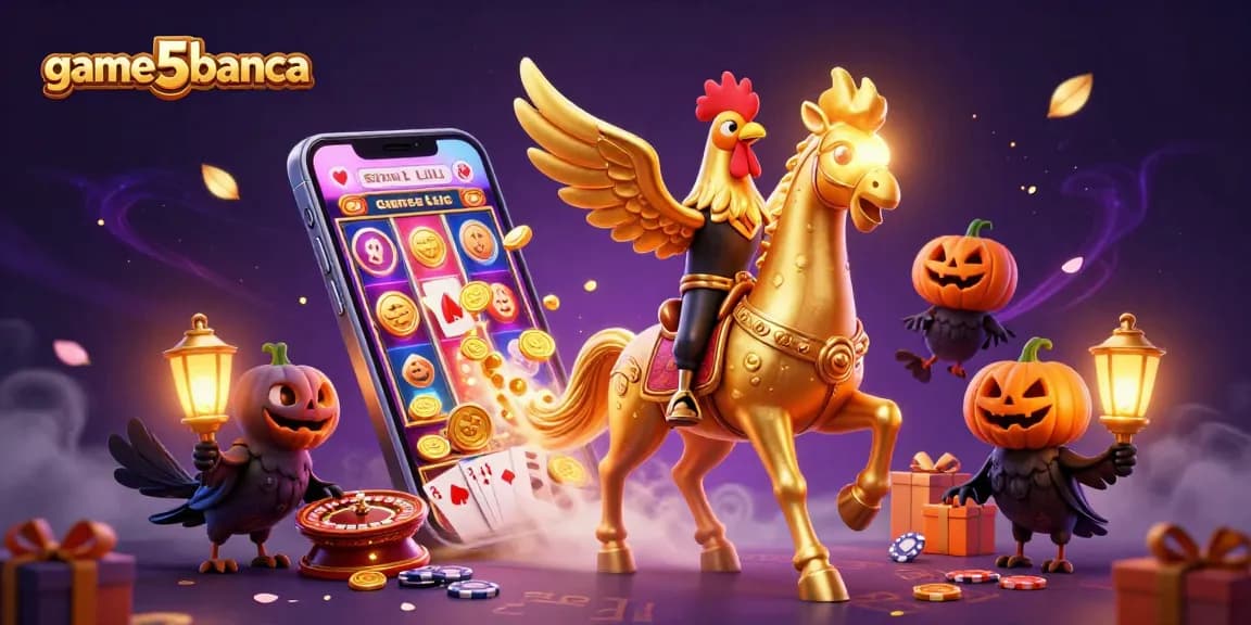 Experience thrilling gaming at game5banca with immersive scenes and vibrant casino elements.
