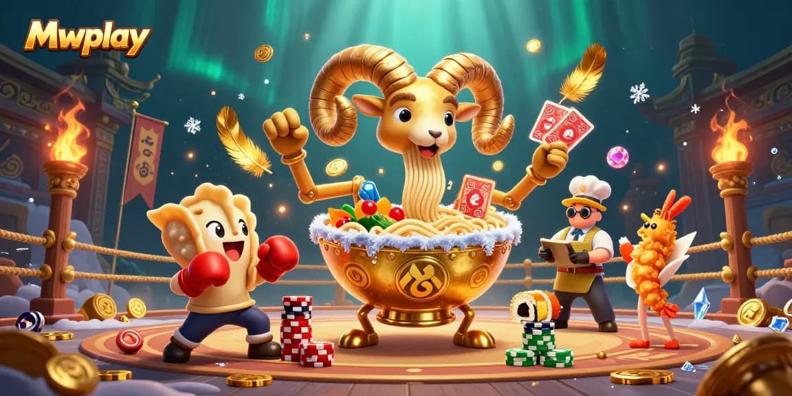 Win big with Mwplay's exciting casino games featuring vibrant characters and dynamic scenes.