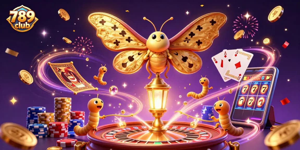 Experience exciting gaming at 789 club with vibrant casino elements and a magical atmosphere.