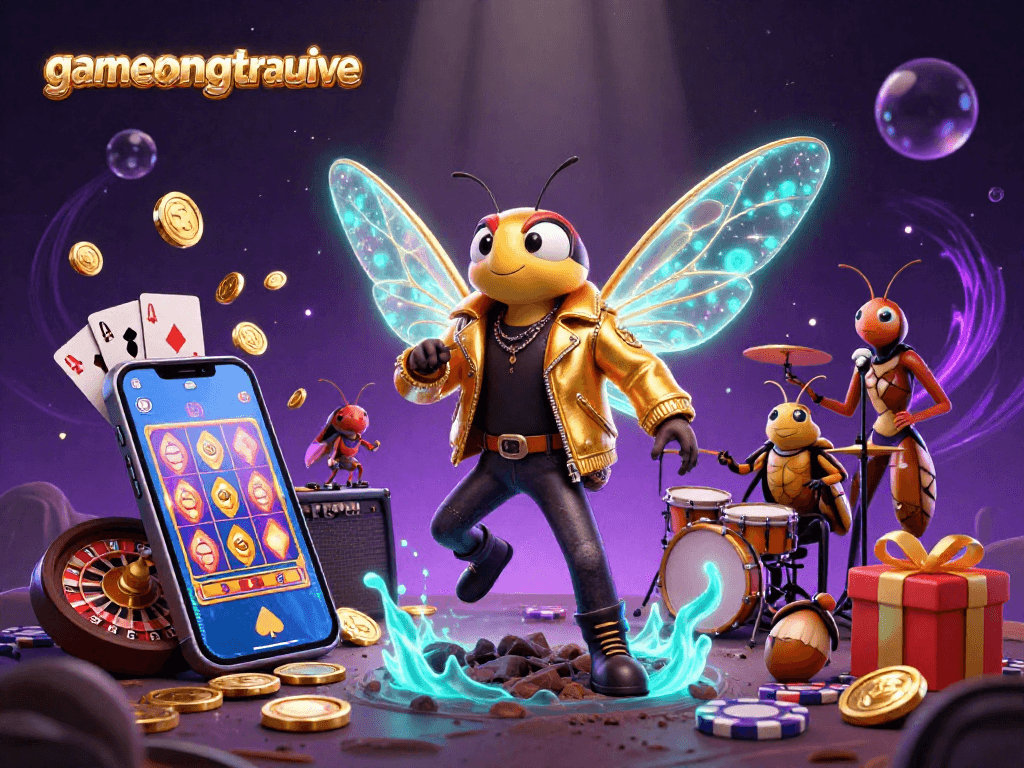 Engage with exciting gaming visuals featuring gamenongtraivuive in a vivid 3D illustration.