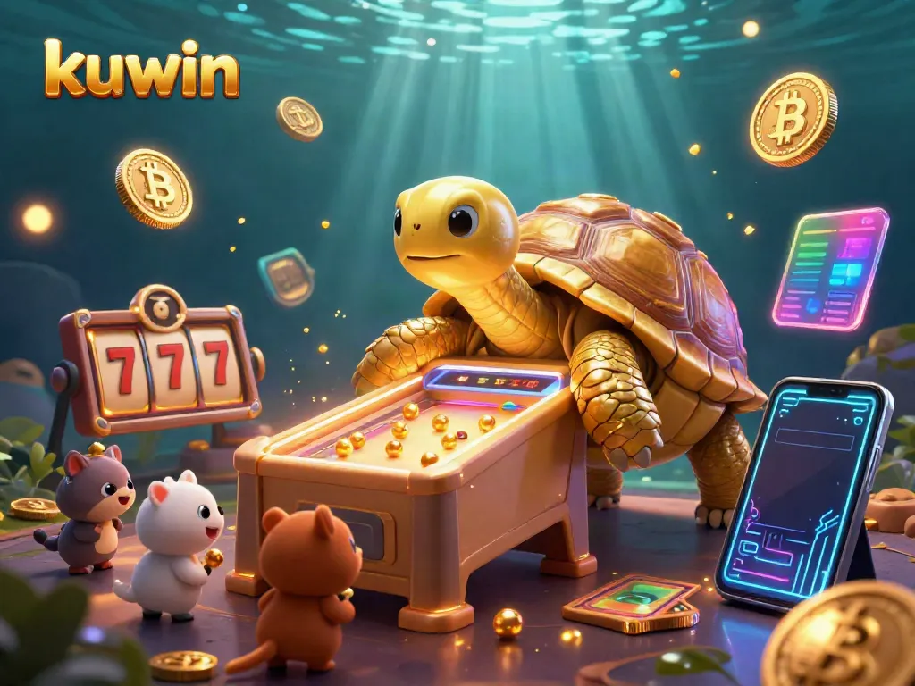 Experience the thrill of kuwin gaming with a dynamic scene featuring exciting casino elements.