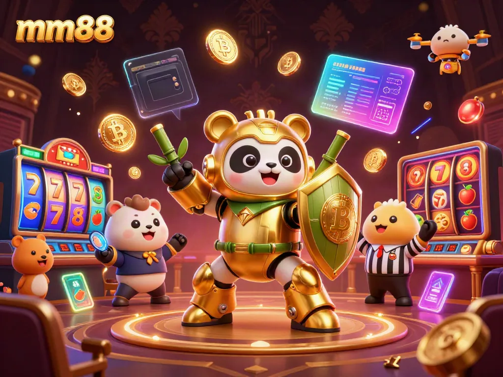Experience winning strategies with mm88's vibrant casino arena featuring dynamic elements and gaming excitement.