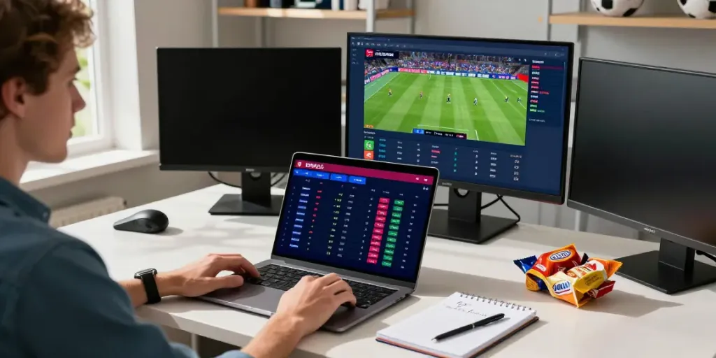 Engaging online betting experience at DEWAGG with live odds and football analysis.
