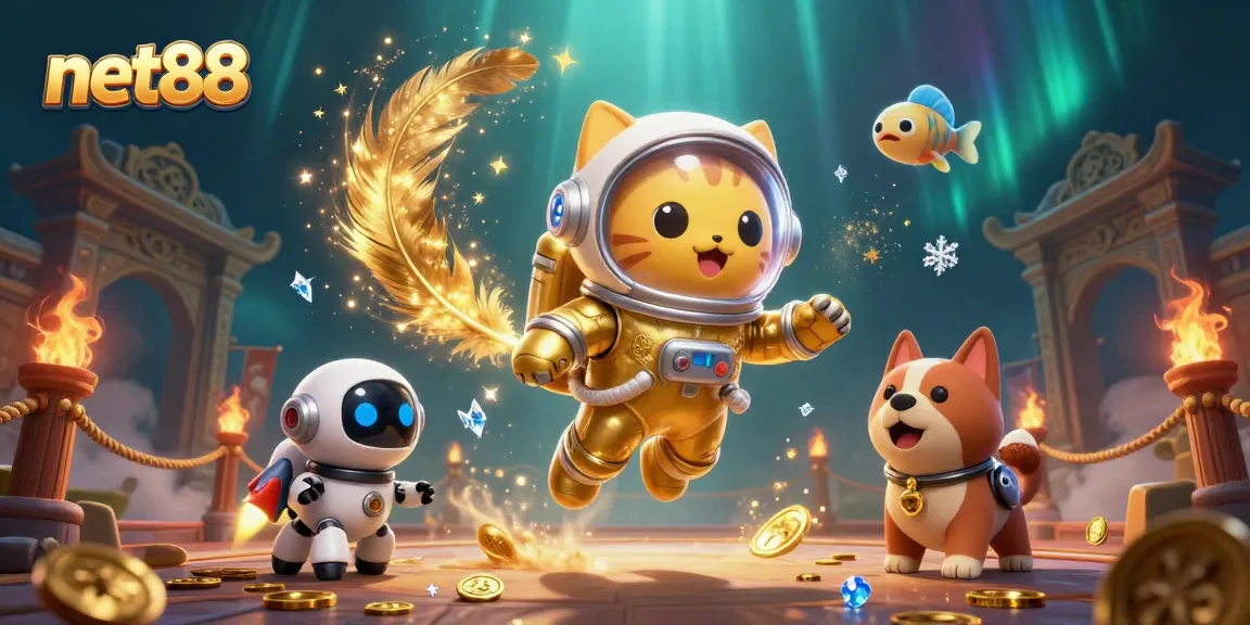 Engage in thrilling betting adventures with net88 through a captivating 3D casino scene.