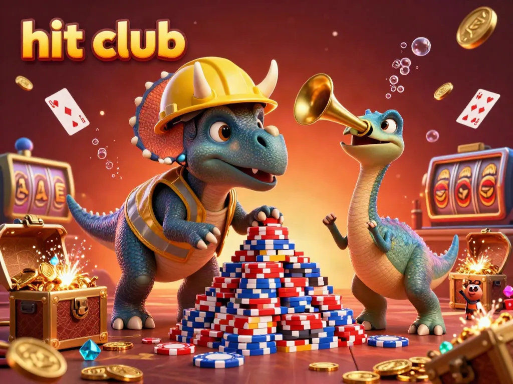 Experience the excitement of the hit club casino with vibrant characters and dynamic game elements.