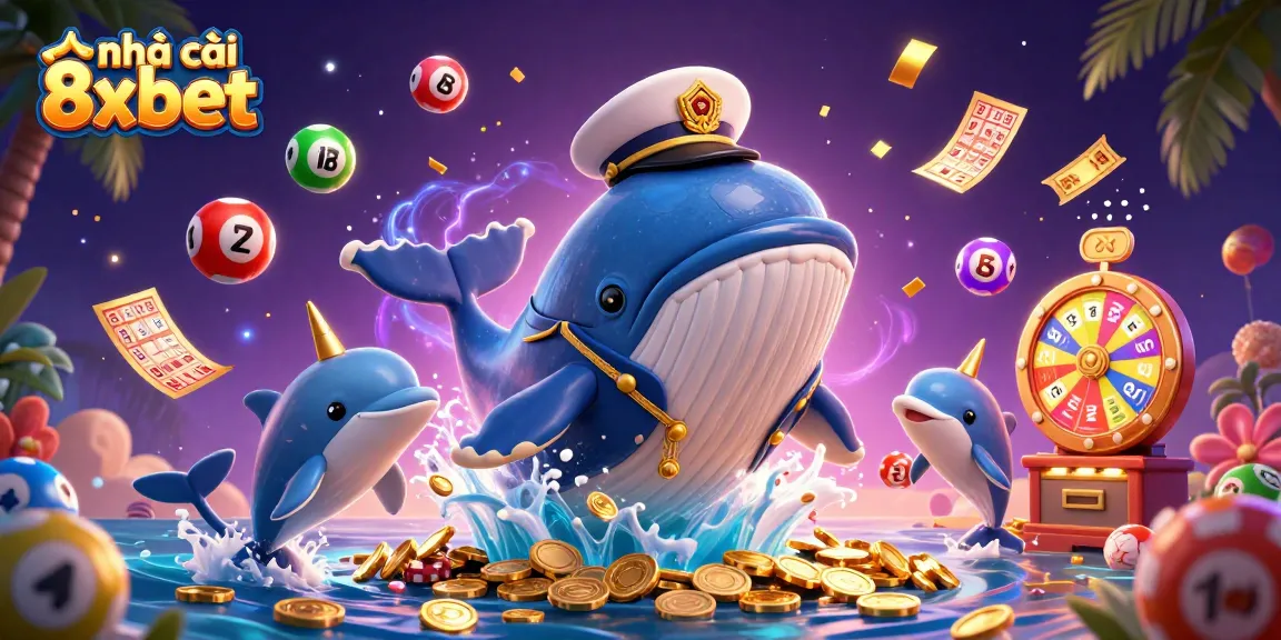 Engage with the vibrant gaming atmosphere at nhà cái 8xbet featuring fantasy marine characters and gambling elements.