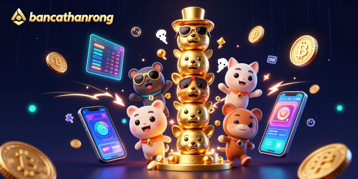 Experience the enchanting bancathanrong with a vibrant casino-themed digital illustration filled with energetic elements.