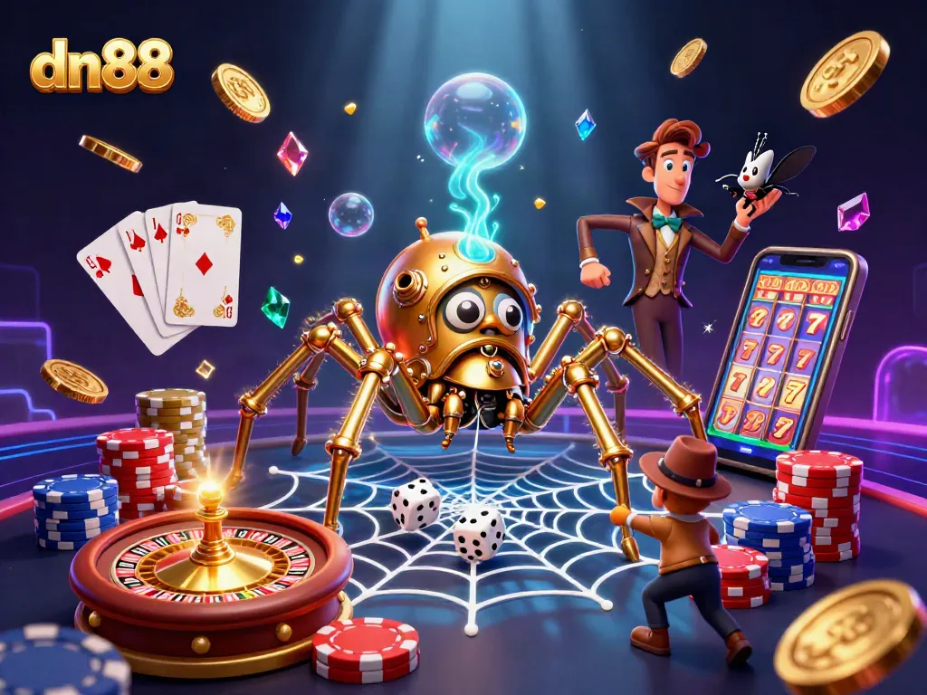 Experience the thrill of dn88 online gaming with a dynamic steampunk scene of chance.