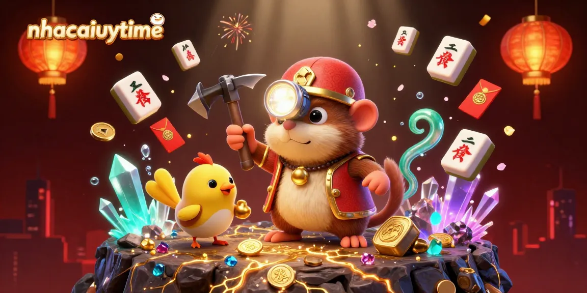Engage with thrilling casino experiences at nhacaiuytinne featuring a treasure hunting mole and dynamic game elements.