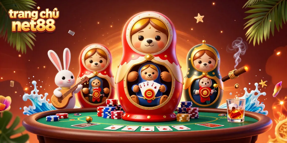Experience vibrant gameplay at trang chủ net88 with colorful poker action and dynamic dealer characters.