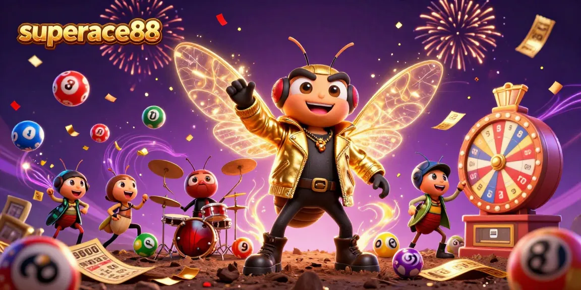 Experience the excitement of superace88 with vibrant jackpot elements and animated casino characters.