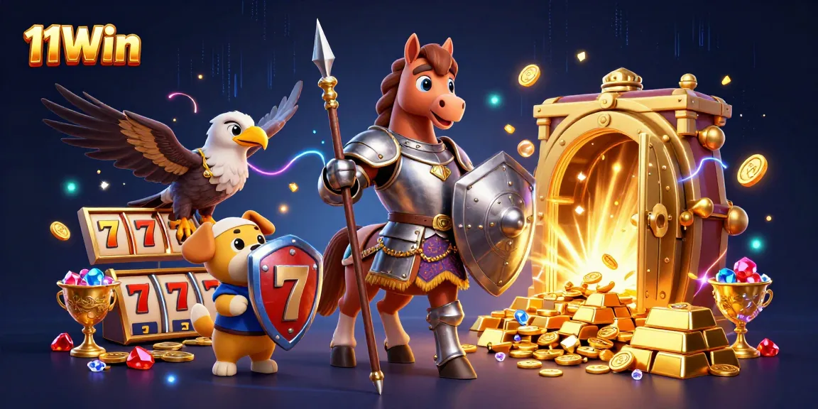 Experience thrilling gameplay at 11Win with exciting slot reels and treasures overflowing.
