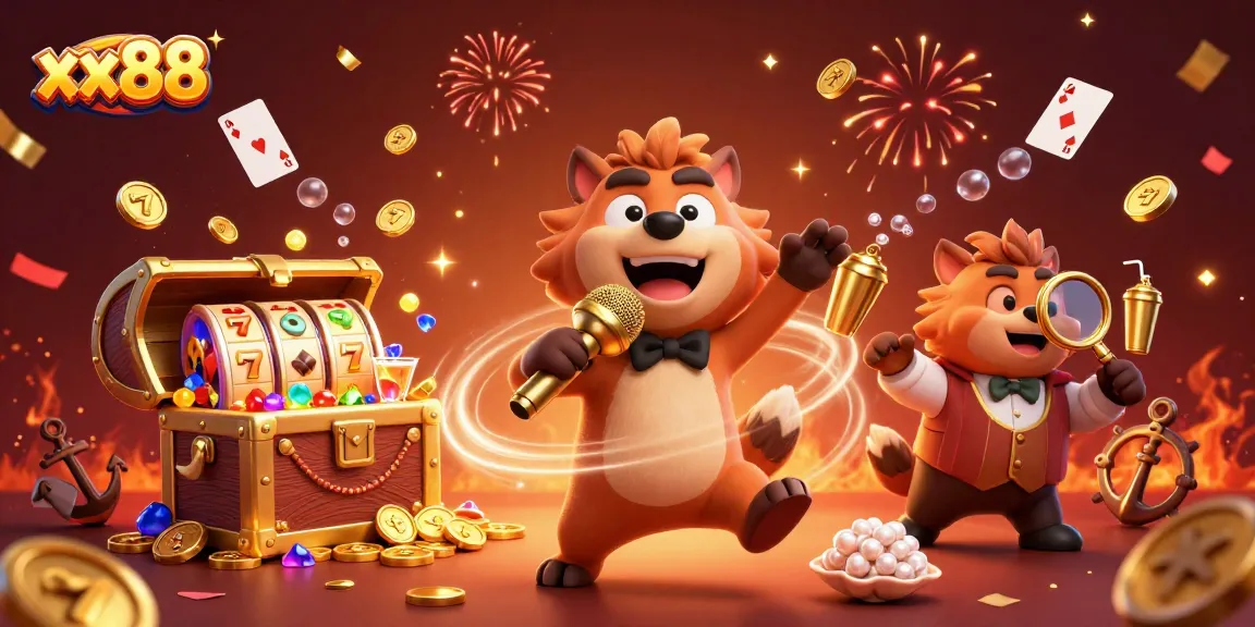 Experience the excitement at xx88 with thrilling gambling adventures and vibrant casino characters.