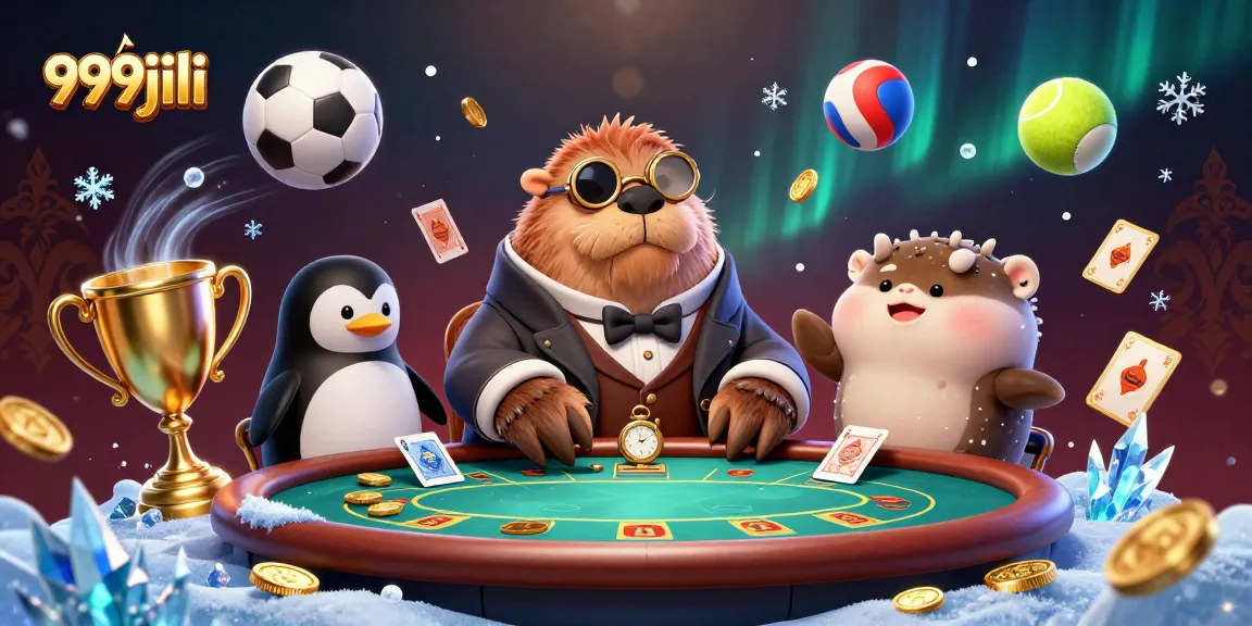 Engage in winning strategies on 999jili with dynamic underwater poker scenes featuring vibrant illustrations.