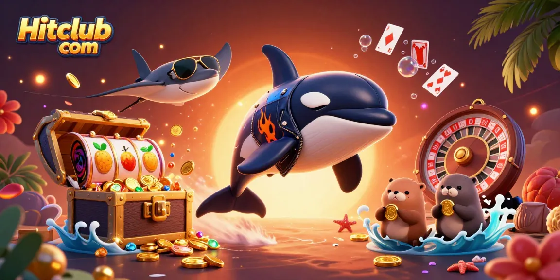Experience thrilling gameplay with Hitclub com as the orca, stingray, and otters unleash jackpots!