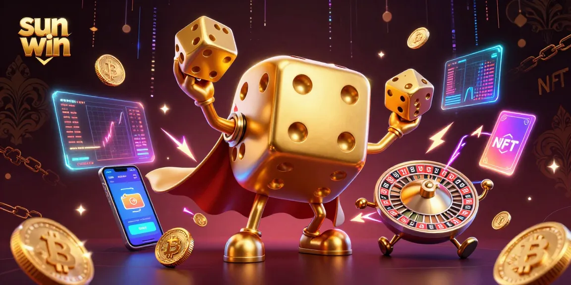 Experience thrilling wins with sun win in this vibrant casino scene showcasing exciting game elements.